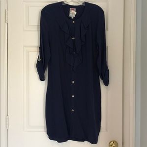 Yoana Baraschi Silk navy dress